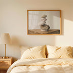 Baltic Stone Tower Wall Art – Printable Horizontal Zen Photo