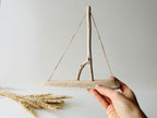 Baltic Driftwood Sailboat – Wooden Ship Sculpture No.2