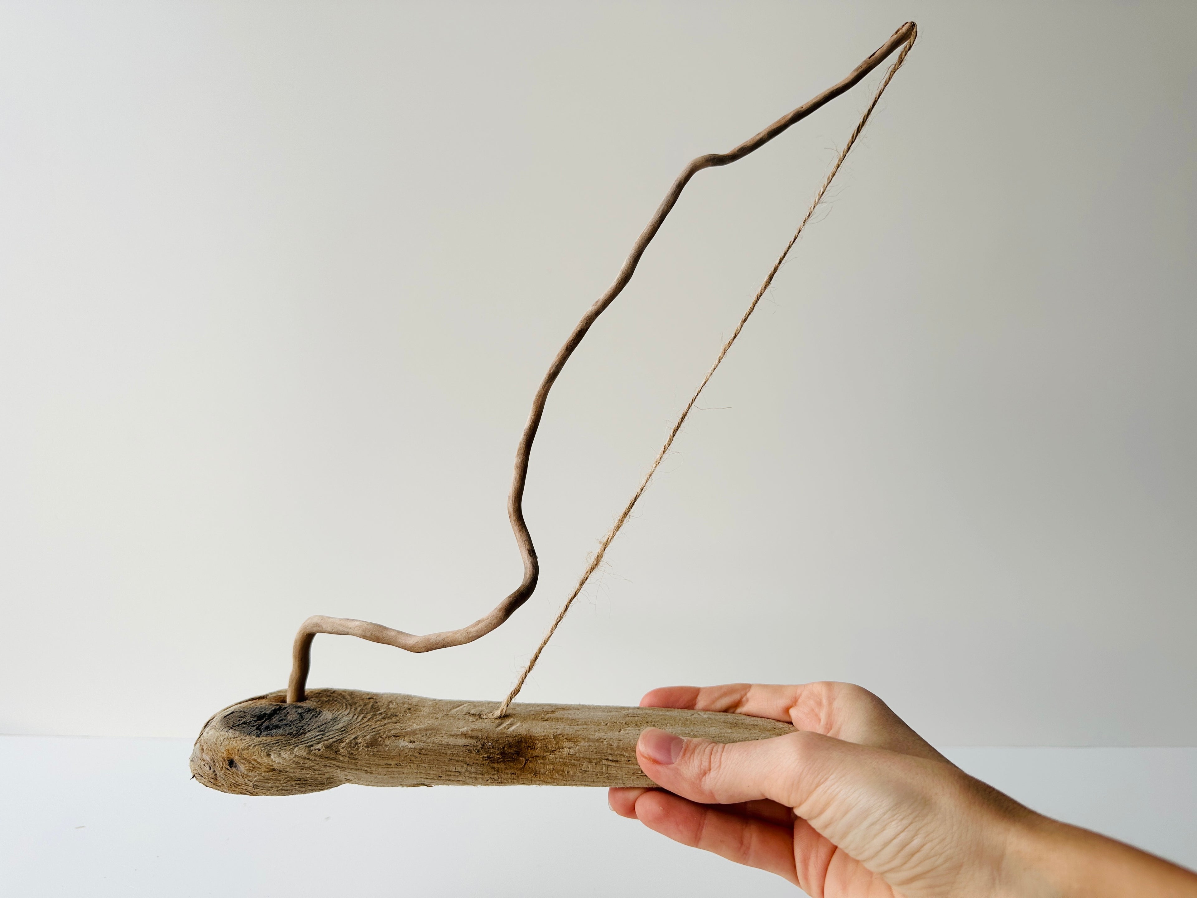 Baltic Driftwood Sailboat – Wooden Ship Sculpture No.16