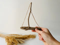 Baltic Driftwood Sailboat – Wooden Ship Sculpture No.6