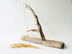 Baltic Driftwood Sailboat – Wooden Ship Sculpture No.26