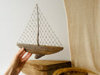 Baltic Driftwood Sailboat – Wooden Ship Sculpture No.9