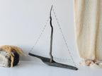 Baltic Driftwood Sailboat – Wooden Ship Sculpture No.23