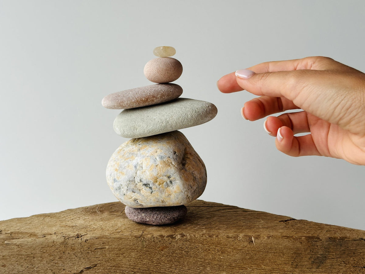 Baltic Marble Zen Stones – Set of 6