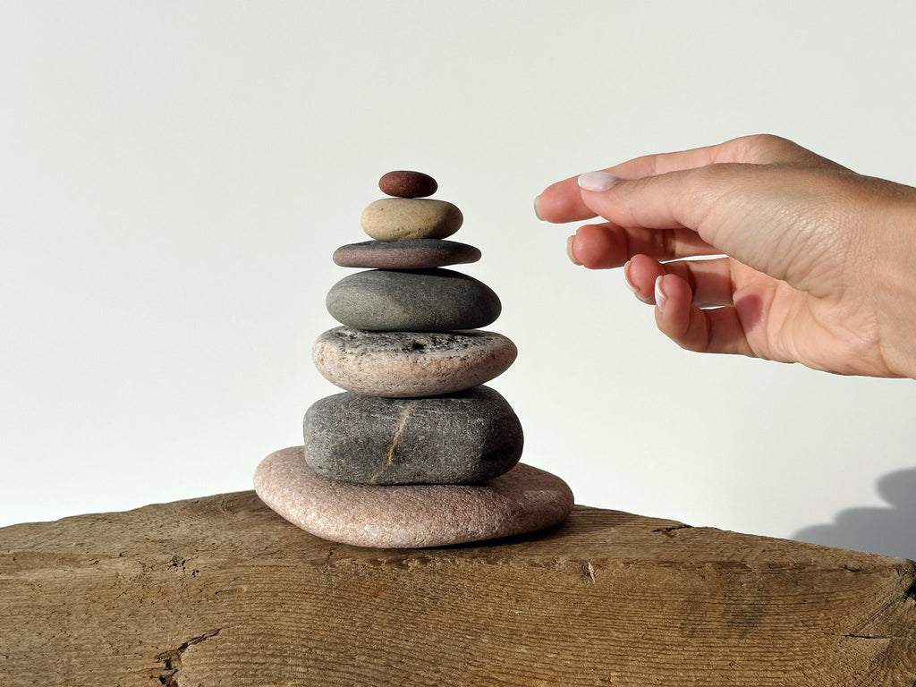 Baltic Blush Zen Stones – Set of 7