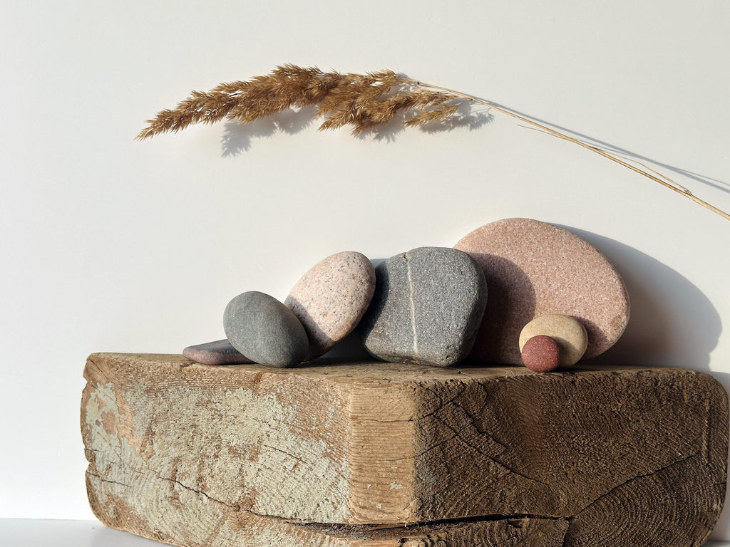 Baltic Blush Zen Stones – Set of 7