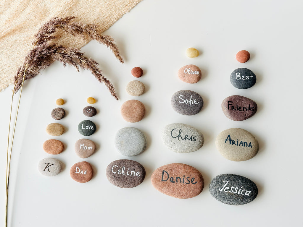Personalized Stone Set of 5 Stones