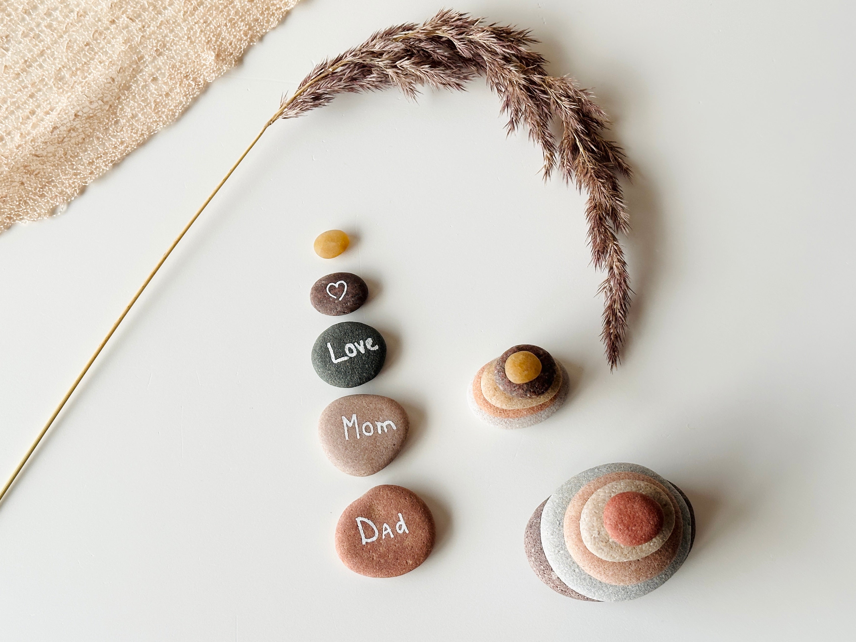 Personalized Stone Set of 5 Stones