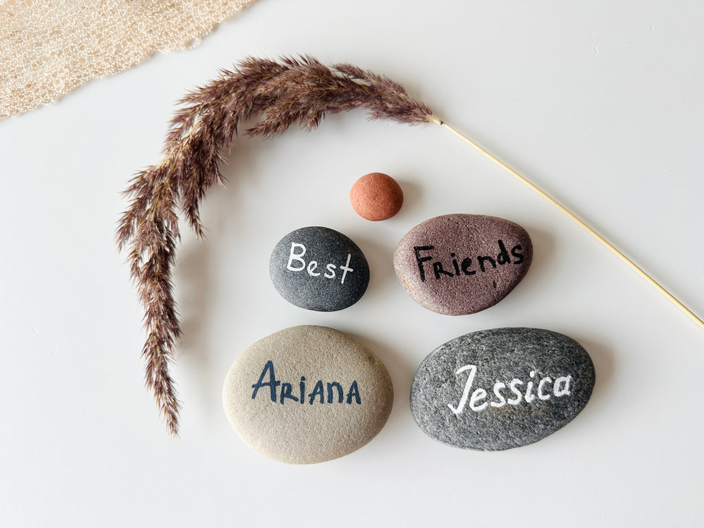 Personalized Stone Set of 5 Stones