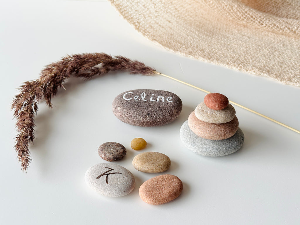 Personalized Stone Set of 5 Stones