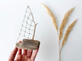 Driftwood Magnet Sailboat No.5 – Handmade Nautical Home Decor
