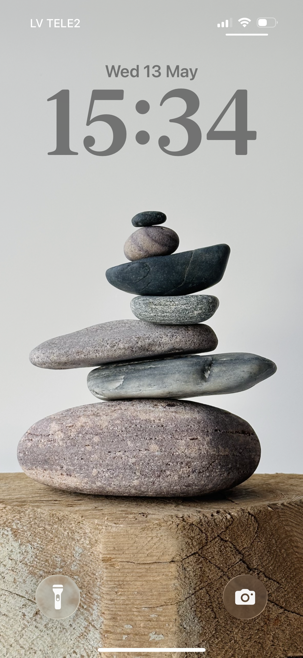 Baltic Grey Stack – Zen Phone Wallpaper