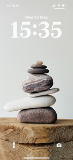 Baltic Marble Stone Cairn – Zen Phone Wallpaper