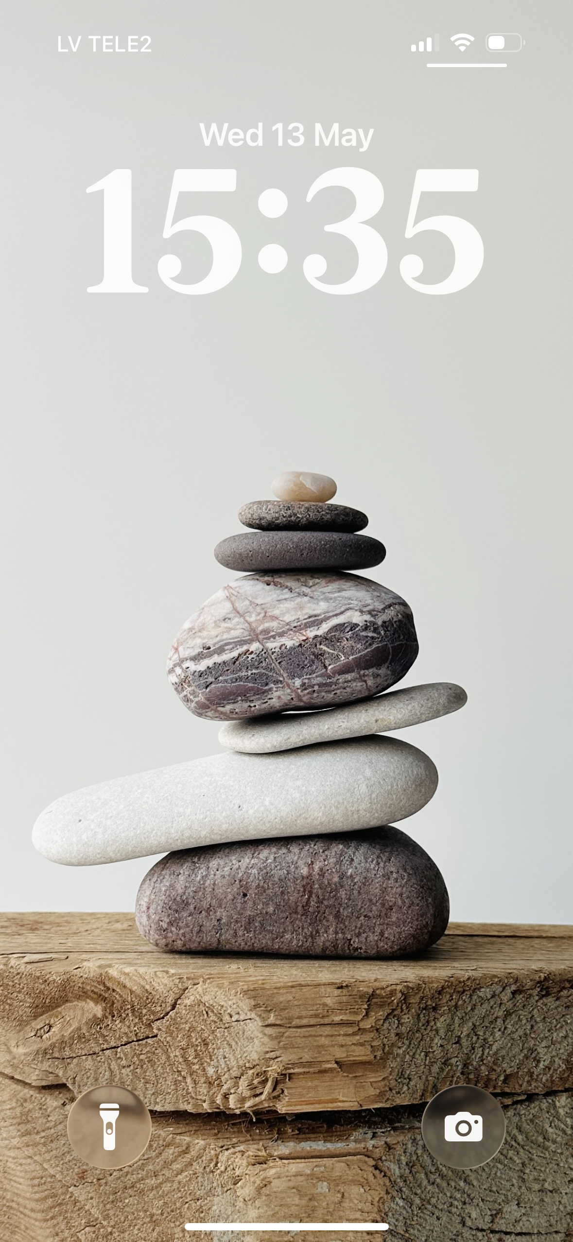 Baltic Marble Stone Cairn – Zen Phone Wallpaper