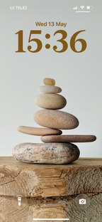 Baltic Sandstone Cairn – Zen Phone Wallpaper