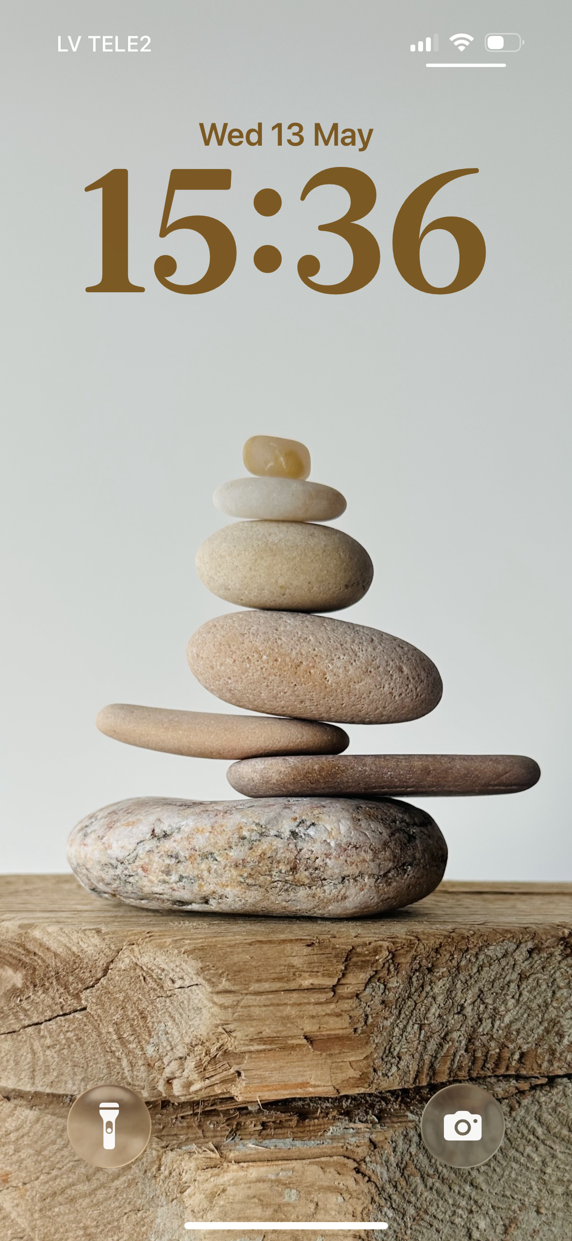 Baltic Sandstone Cairn – Zen Phone Wallpaper