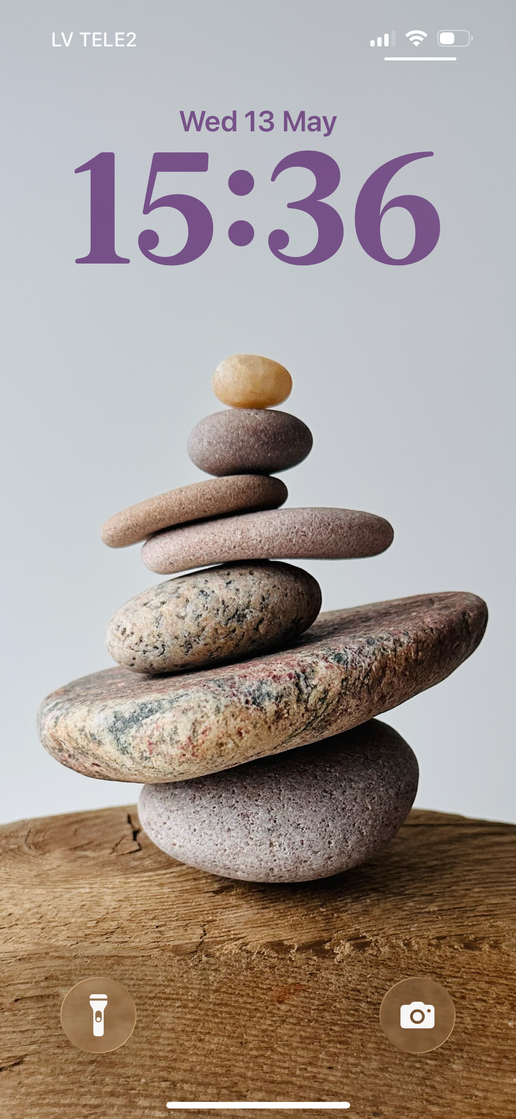 Baltic Amber Top Cairn – Zen Phone Wallpaper