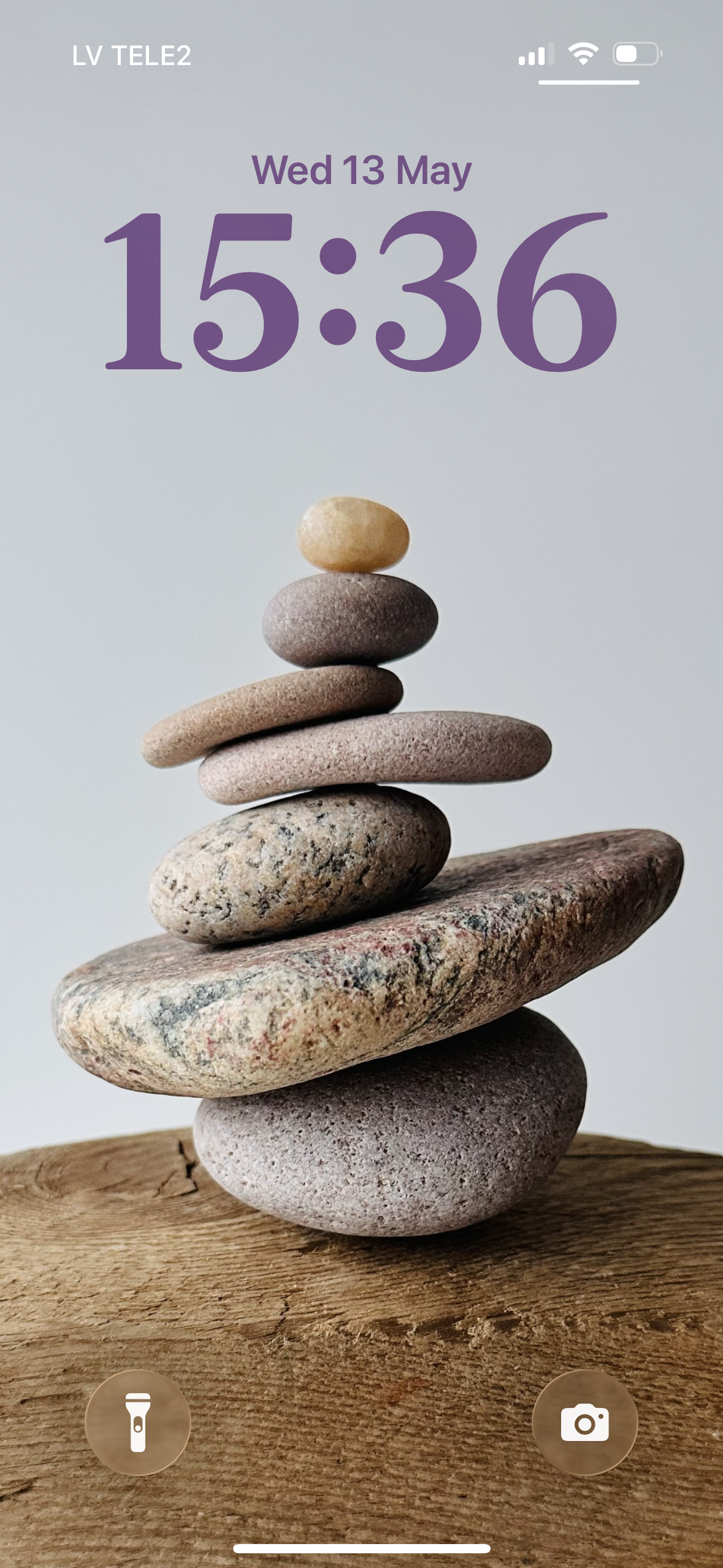 Baltic Amber Top Cairn – Zen Phone Wallpaper