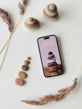 Baltic Stone Stack – Zen Phone Wallpaper
