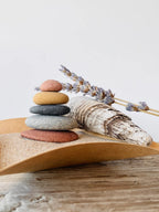 Baltic Mini Zen Garden – Driftwood & Stones Set
