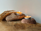 Baltic Stone Candle Holder – Set of 2