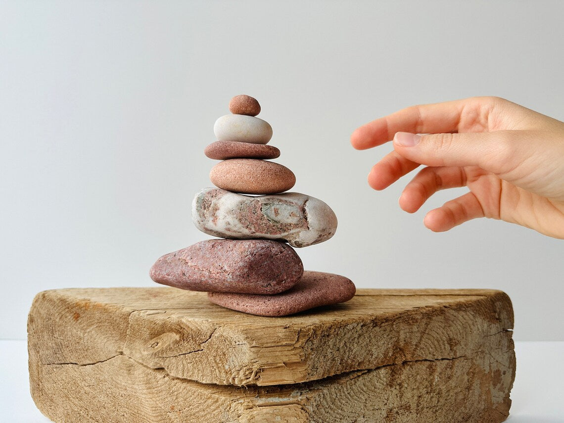 Baltic Wabi Sabi Zen Stones – Set of 7
