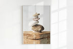 Baltic Japandi Wall Art – Printable Stone Photo
