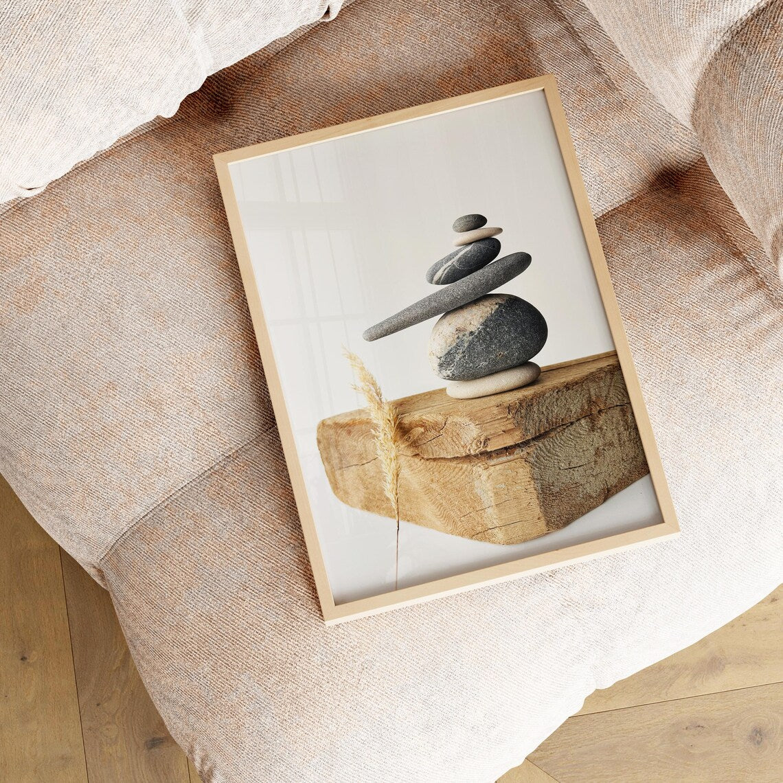 Baltic Stacked Stone Wall Art – Printable Poster
