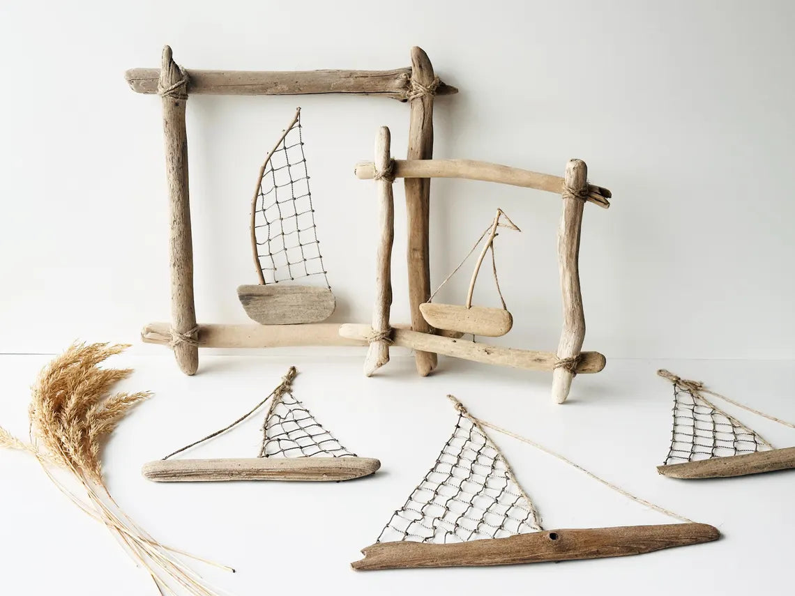 Baltic Driftwood Wall Hanging – Nautical Decor No.8