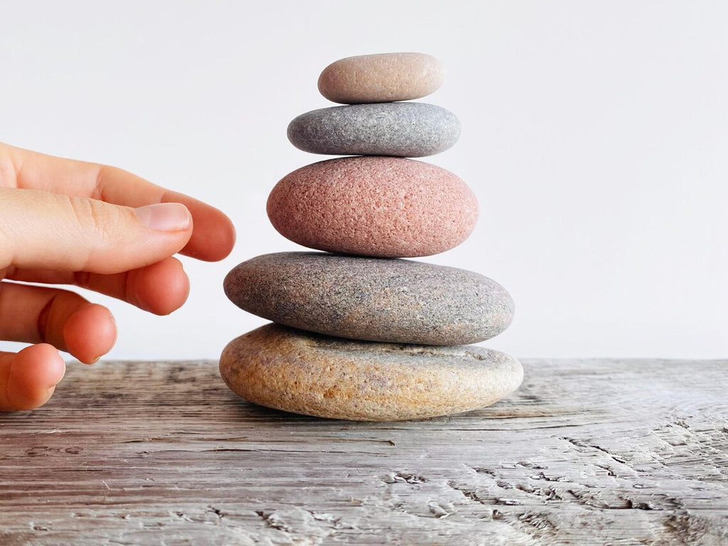 Baltic Worry Stones – Set of 5 Anxiety Relief Stones