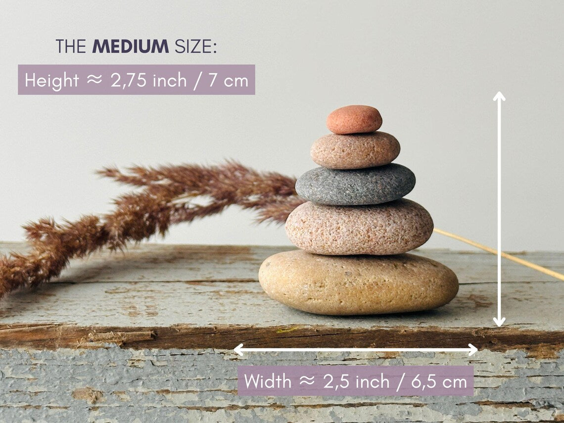 Baltic Worry Stones – Set of 5 Anxiety Relief Stones