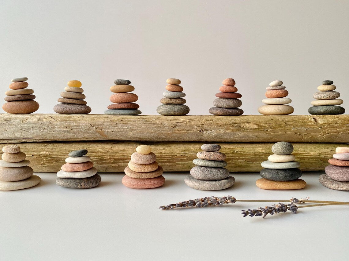 Baltic Wellness Stone Cairn – Set of 5 Stones