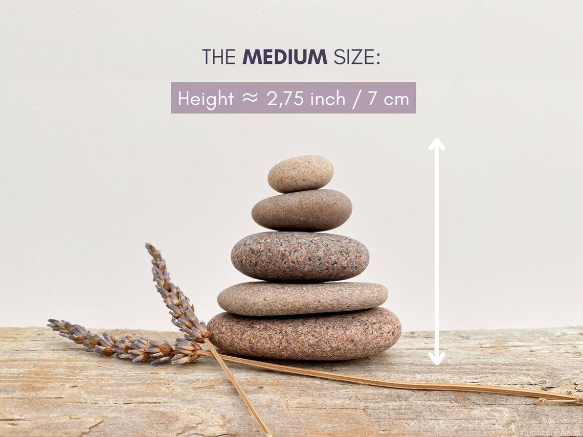 Baltic Wellness Stone Cairn – Set of 5 Stones