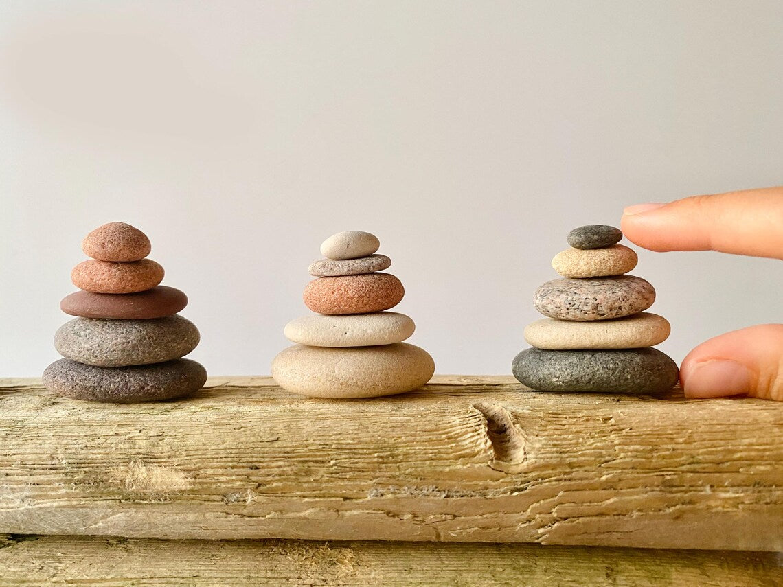 Baltic Wellness Stone Cairn – Set of 5 Stones