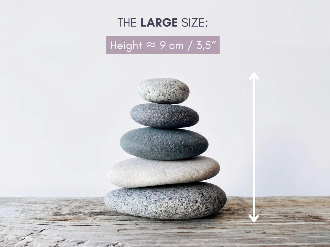 Baltic Vanity Stone Cairn – Set of 5 Stones