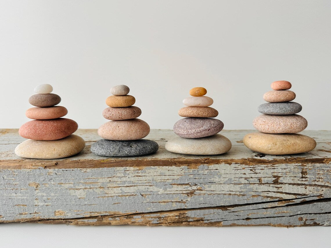 Baltic Housewarming Stone Cairn – Set of 5 Stones