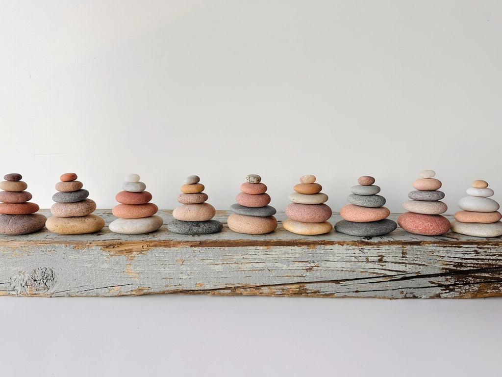 Baltic Housewarming Stone Cairn – Set of 5 Stones