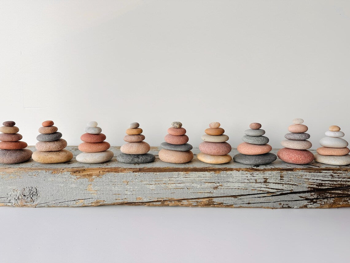 Baltic Housewarming Stone Cairn – Set of 5 Stones