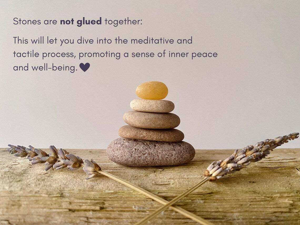 Baltic Wellness Stone Cairn – Set of 5 Stones