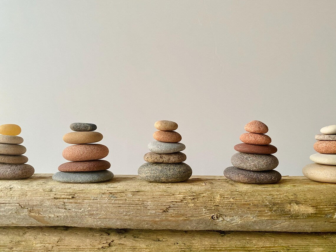 Baltic Wellness Stone Cairn – Set of 5 Stones