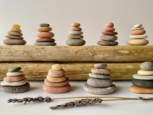 Baltic Wellness Stone Cairn – Set of 5 Stones