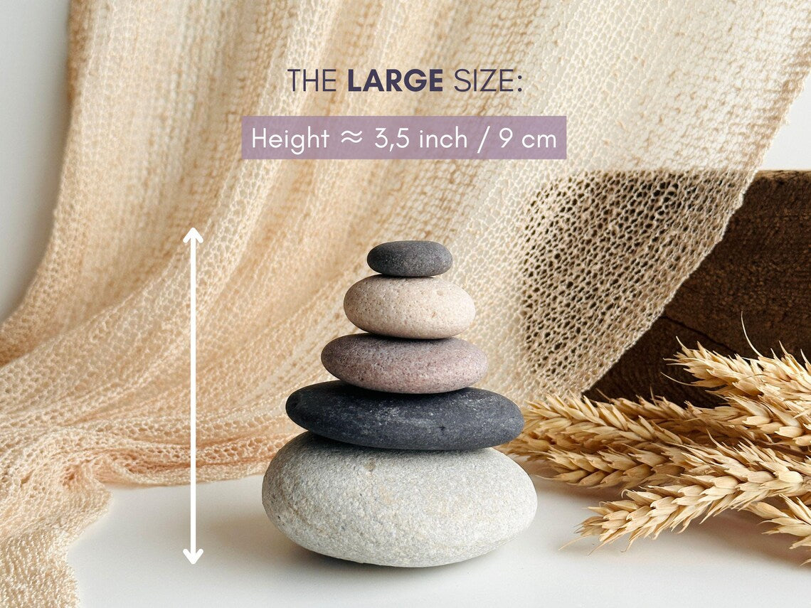 Baltic Wellness Stone Cairn – Set of 5 Stones