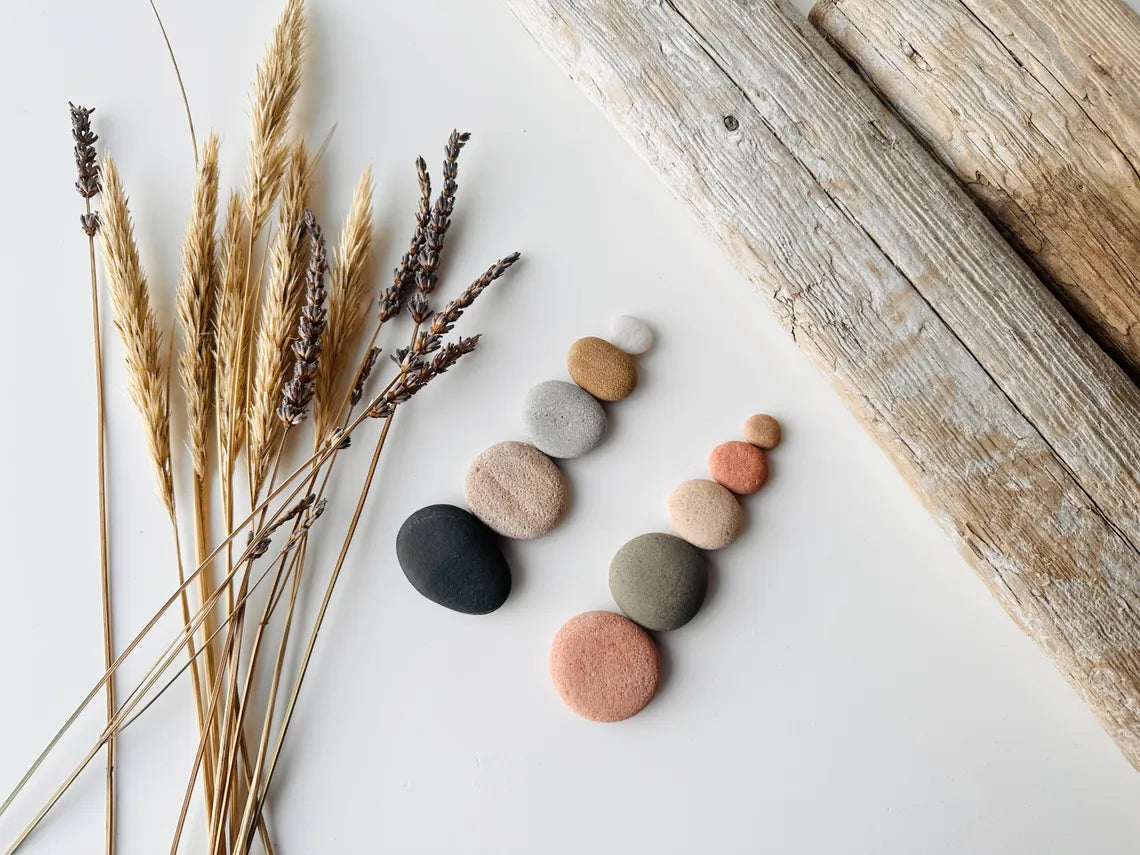 Baltic Vanity Stone Cairn – Set of 5 Stones