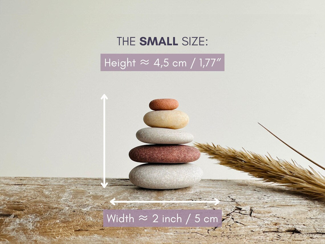 Baltic Housewarming Stone Cairn – Set of 5 Stones
