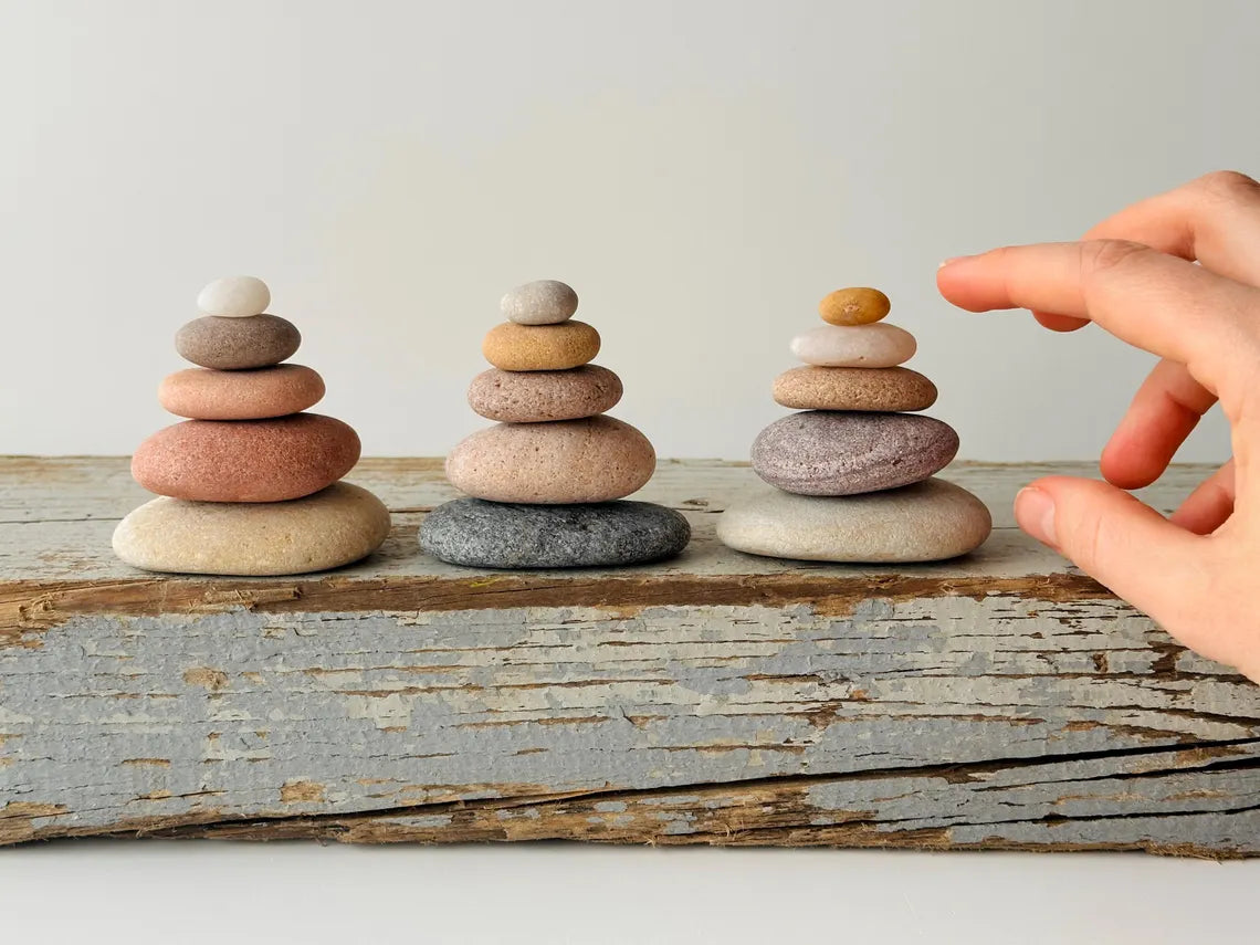 Baltic Hostess Stone Cairn – Set of 5 Stones