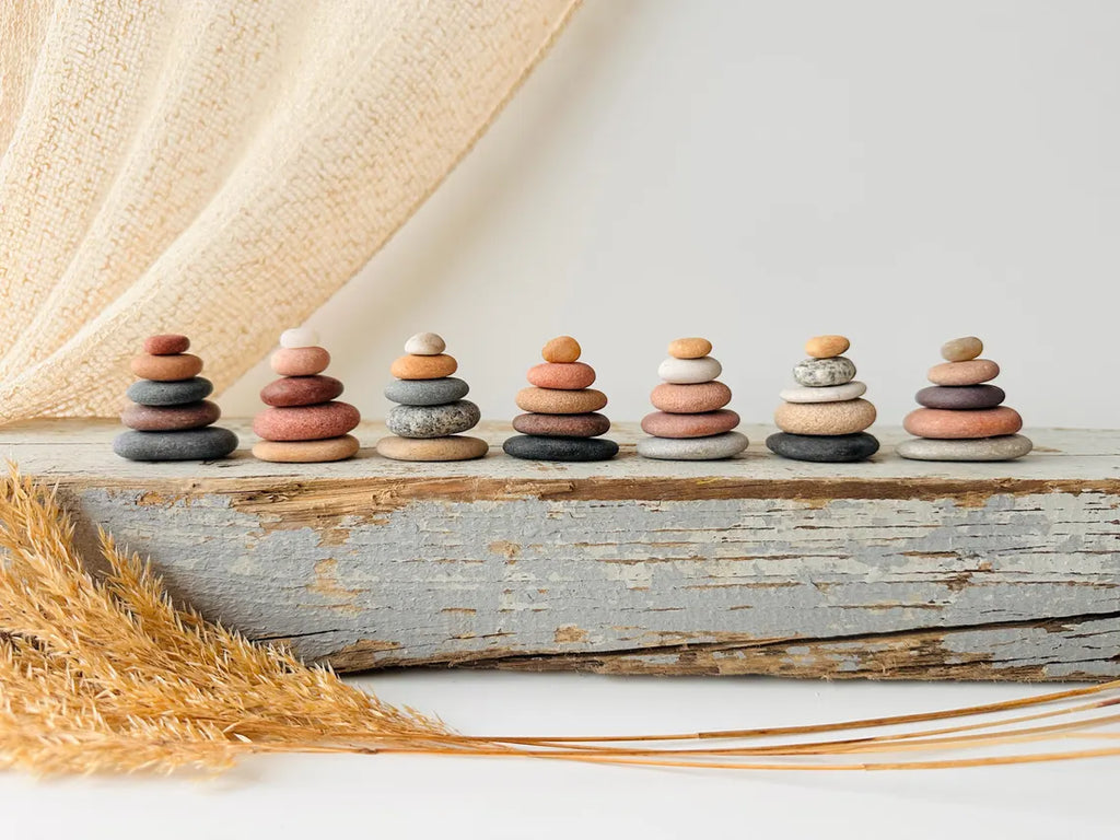 Baltic Hostess Stone Cairn – Set of 5 Stones