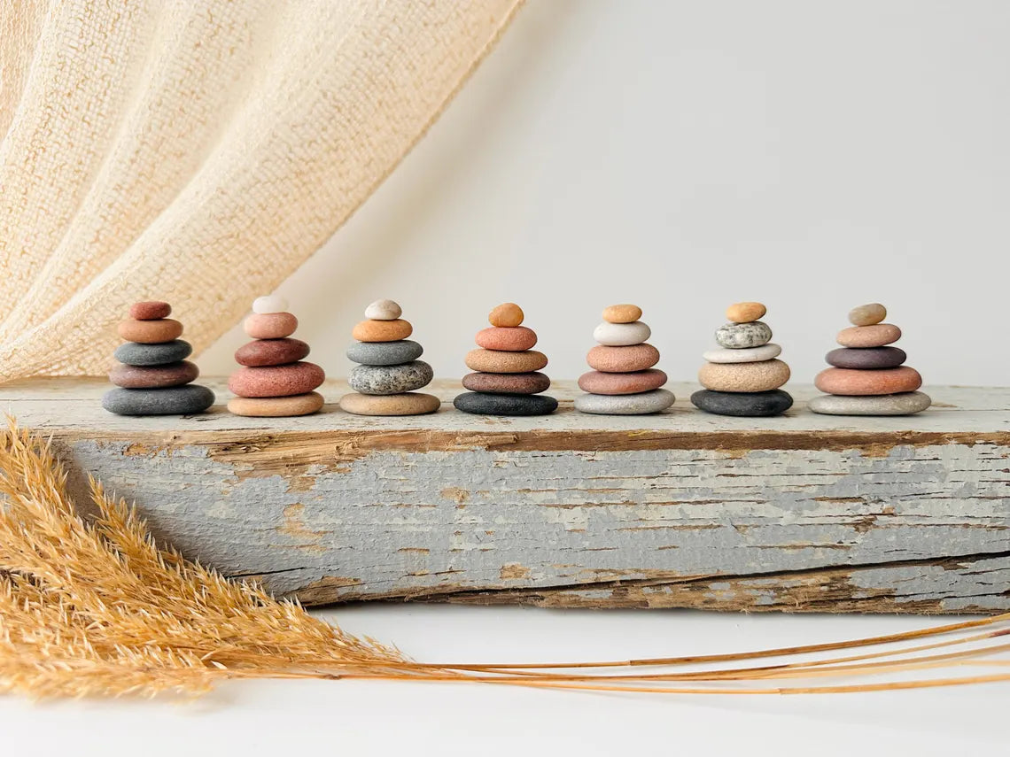 Baltic Hostess Stone Cairn – Set of 5 Stones