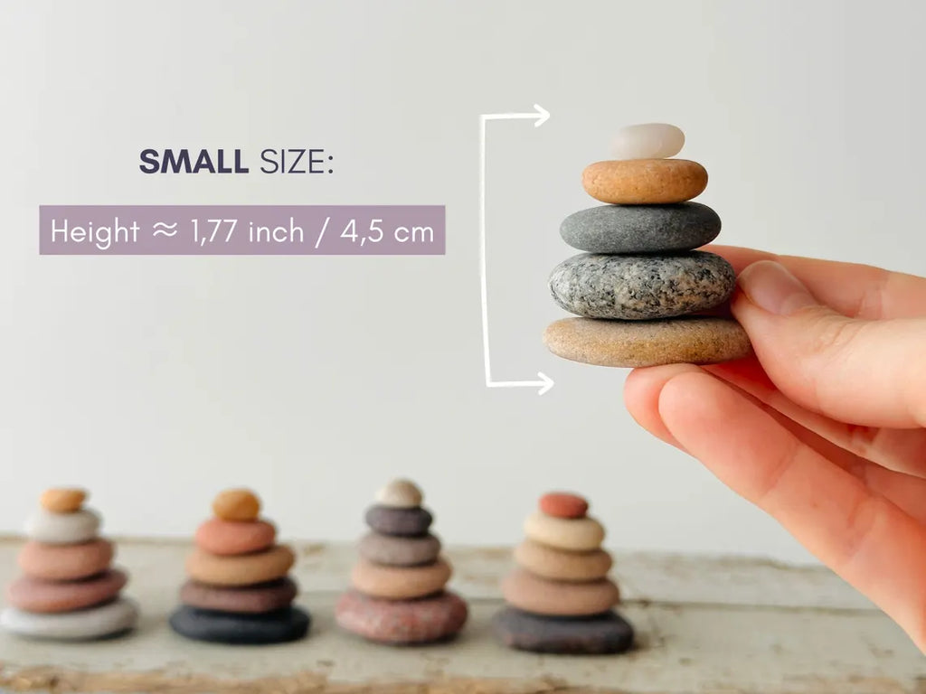 Baltic Hostess Stone Cairn – Set of 5 Stones