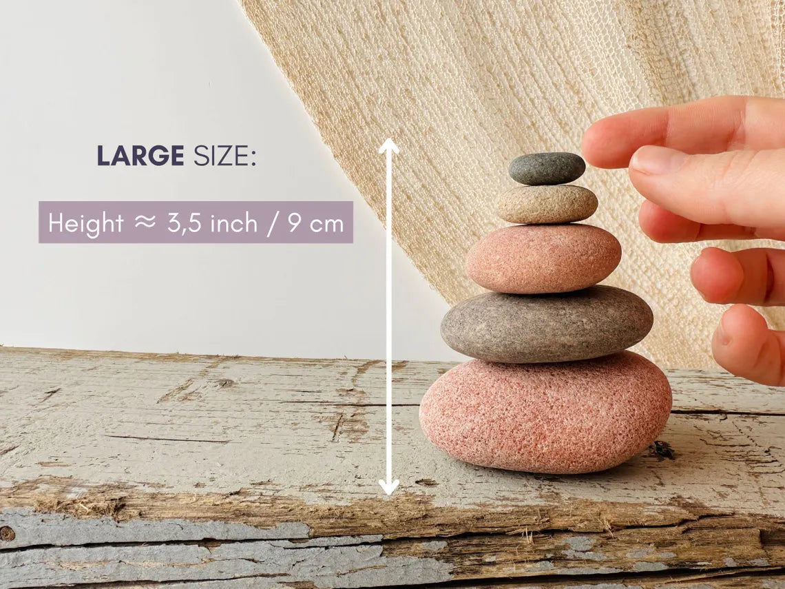 Baltic Hostess Stone Cairn – Set of 5 Stones