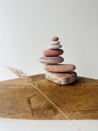 Baltic Sea Zen Stone Kit – 7-Stone Balancing Sculpture & Anxiety Relief Gift for Men